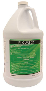PI Quat 20 Cleaner - Disinfectant - Sanitizer 1 Gallon